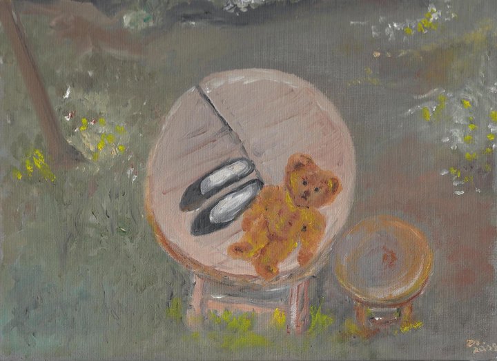 Felülnézet (olaj, vászon)