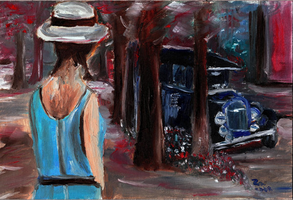 A szerető (olaj, vászon)